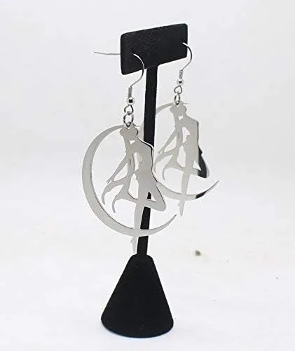 Miniatura 2 de Cosplaywho Sailor Moon Tsukino Usagi Kawaii - Pendientes de acero inoxidable
