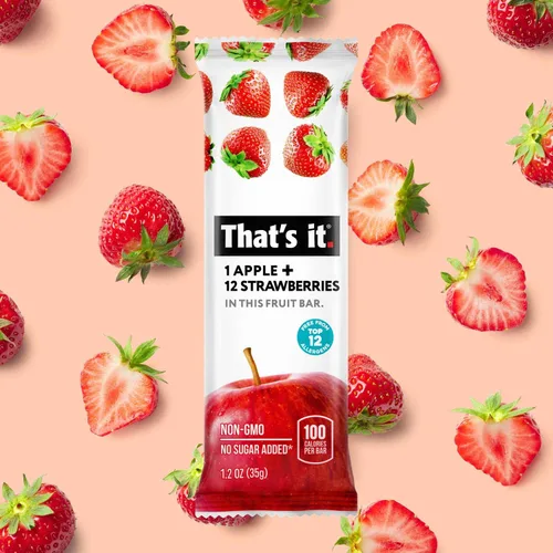 Miniatura 7 de That's it - Caja de regalo de barras de frutas { paquete de 20 }100% natural, sin gluten, vegano, bajo en carbohidratos, paquete variado