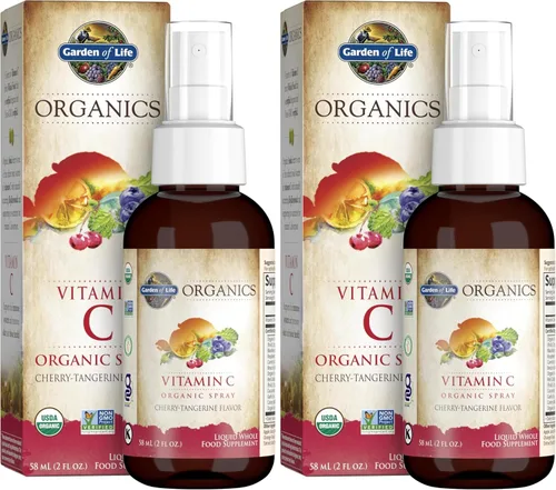 Miniatura 9 de Garden of Life Organics - Spray de vitamina C para niños y adultos, cereza mandarina, suplemento de vitamina C, antioxidante para apoyo inmunológico
