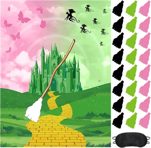 Miniatura 23 de Juego de fiesta de sirena con cola adhesiva Faccito Juego de sirena Incluye póster grande de 21 x 28 pulgadas 24 piezas de pegatinas reutilizables