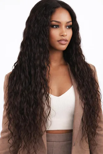 Miniatura 61 de Peluca de cabello humano con encaje frontal en T de 13 x 4 pulgadas, peluca de encaje HD rizado profundo sin pegamento, línea de cabello