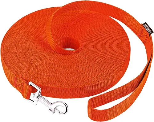 Miniatura 26 de AMAGOOD Correa larga para perro para entrenamiento de perros de 15, 20, 30, 50 y 100 pies de largo, para entrenamiento de perros medianos y Azul