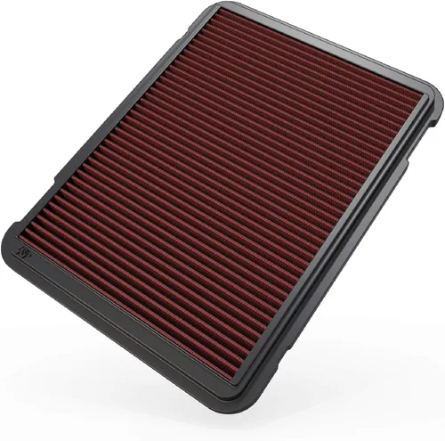 K&N Filtro de aire de motor de por vida original de alto flujo: aumento de potencia: Premium, lavable: compatible con Lexus/Toyota 1999-2024: LX470,