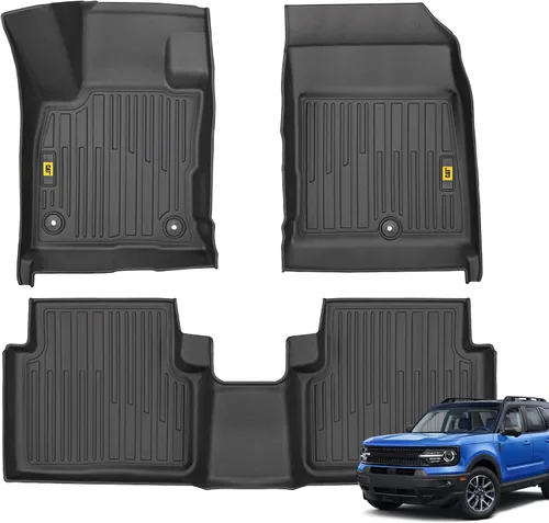 Miniatura 11 de CAT® Signature™ - Alfombrillas resistentes de 3 piezas para todo tipo de clima para automóviles, camiones y SUV, juego completo de alfombrillas