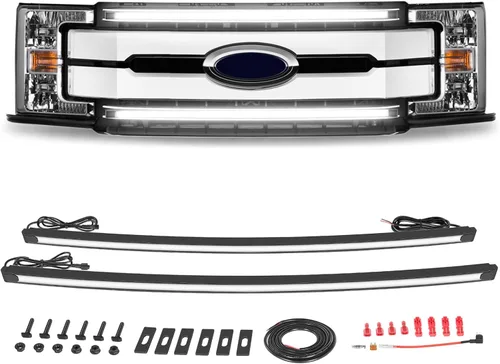 Miniatura 8 de Kit de luces LED DRL de 36.6 pulgadas para Chevy GM Silverado 2014-2018, accesorios para parrilla delantera, luces de acento de barra de posición