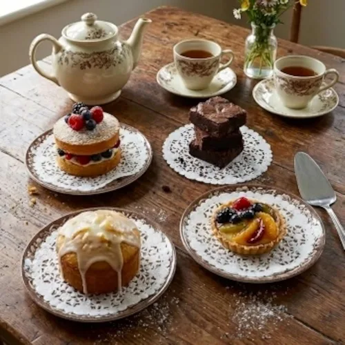 Miniatura 8 de 100 tapetes de encaje de papel blanco, redondos de 5 pulgadas, gruesos y resistentes, fabricados en Canadá, ideal para servir pasteles y postres