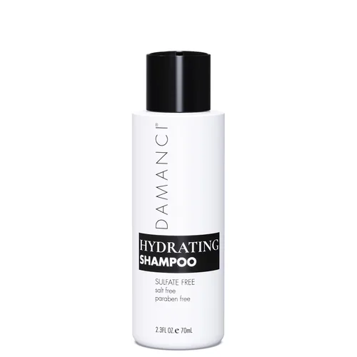 DAMANCI Champú hidratante con queratina, sin sal, sin parabenos ni sulfatos, restaura el cabello y elimina el encrespamiento, con colágeno y aceite