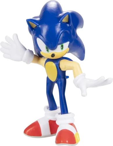 Miniatura 2 de Sonic The Hedgehog Figura de acción de 2.5 pulgadas, juguete coleccionable de Sonic moderno