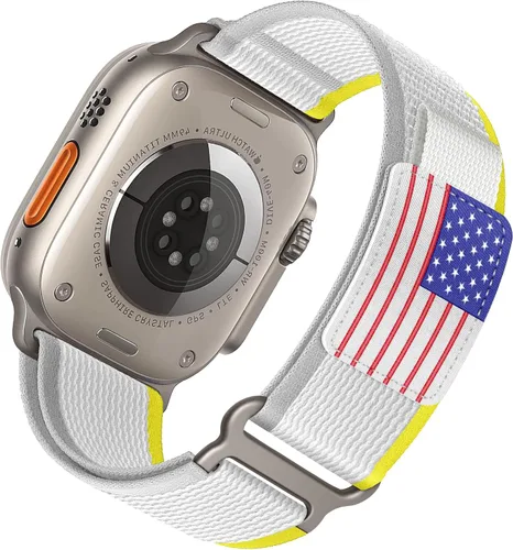 Miniatura 14 de ALMNVO - Correa unisex Trail Loop de nailon resistente para Apple Watch Ultra/2 de 1.92, 1.77, 1.73, 1.65, 1.61, 1.57, 1.49 pulgadas, para Apple