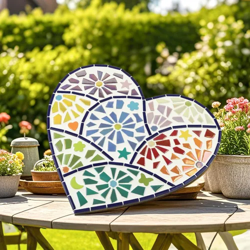 Miniatura 2 de Youway Style Azulejos de Mosaico de Vidrio Iridiscente para Manualidades a Granel, 200g Piezas de Vidrio de Mosaico Roto para Manualidades