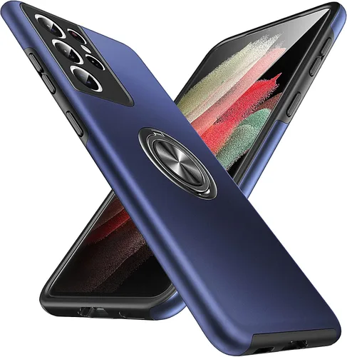 Miniatura 57 de Anqrp Diseñada para Samsung Galaxy S22 Ultra Funda, Incorporada [Protección contra Caídas de 15 Pies][Disipación de Calor] Protección de Grado Rojo
