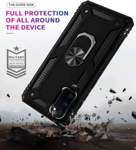 Miniatura 6 de ADDIT Funda S20 para Samsung Galaxy S20 de 6.1 pulgadas, con anillo de soporte, soporte ajustable, grado militar, protección resistente, a prueba