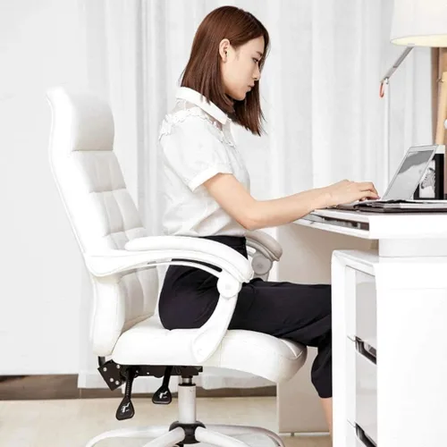 Miniatura 2 de Sillón elevador para muebles, silla ejecutiva, reclinable, reposapiés ergonómico, oficina (con reposapiés)