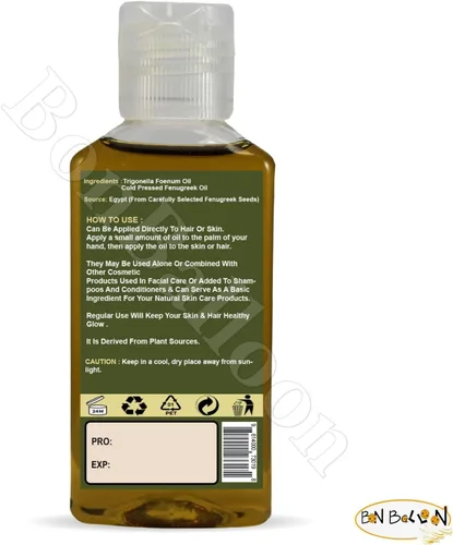 Miniatura 2 de bonballoon Nature Mix Aceite esencial de fenogreco orgánico natural sin diluir puro para el crecimiento del cabello, cuidado de la salud de la piel