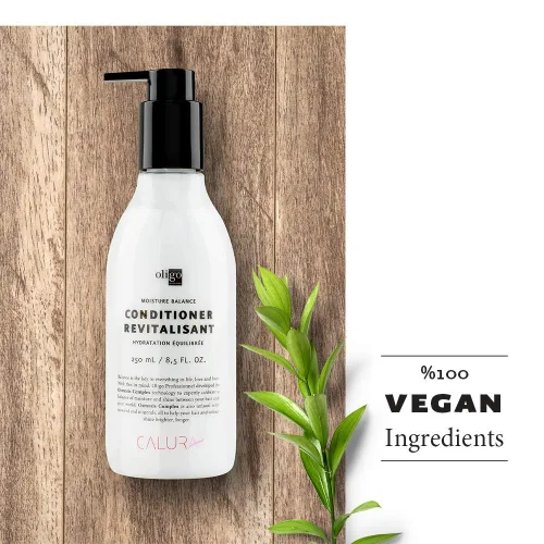 Miniatura 3 de OLIGO PROFESSIONNEL - Acondicionador Calura Moisture Balance - Hombres y Mujeres - Sin parabenos - Para cabello graso - Promueve la longevidad