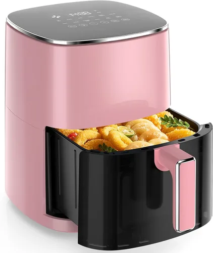 Miniatura 9 de Freidora de aire Sweetcrispy con ventana cuadrada, freidora de aire 12 en 1, 6 QT, asar, recalentar, deshidratar, hornear, cocinar al vapor con 204C