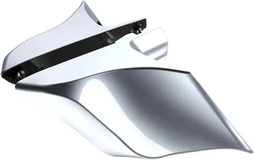 Miniatura 70 de Advanblack Barracuda - Cubiertas laterales estiradas plateadas (brillantes), paneles extendidos para Harley Touring Street Glide Road Glide Electra