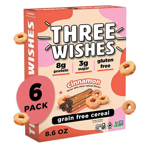 Miniatura 13 de Three Wishes Cereal Sin Granos y Con Proteína - Cereal de Desayuno Saludable, Bajo en Azúcar y Sin Gluten - Bajo en Carbohidratos, a Base