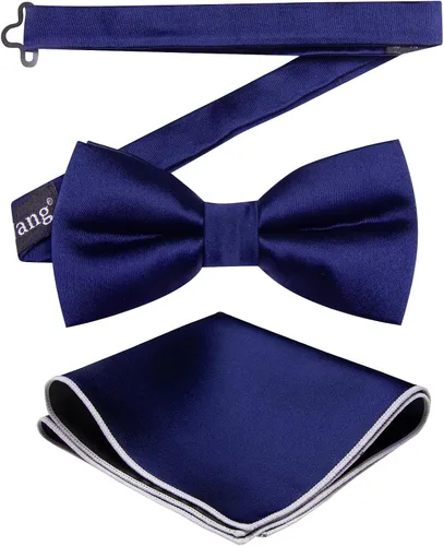YOHOWA Juego de pañuelos de cachemira preatados para hombre y niños, ajustable, elegante, para bodas, fiestas