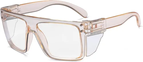 Miniatura 15 de Gafas de seguridad fotocromáticas anti luz azul UV400 con oscurecimiento automático, lentes transparentes a humo, transicionales ANSI Z87.1