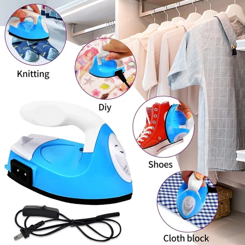 Miniatura 5 de Mini máquina de plancha de calor, mini plancha eléctrica portátil, pequeña prensa de calor, mini prensa de hierro para ropa, zapatos, bolsas