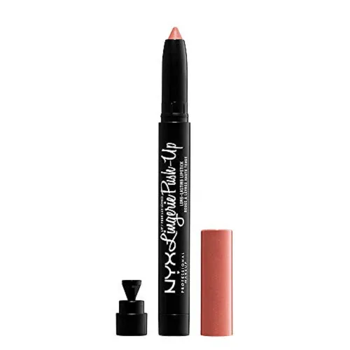 Miniatura 10 de NYX PROFESSIONAL MAKEUP Lip Lingerie Push-Up Lápiz labial de larga duración - Silk Indulgence (Baby Pink Nude)