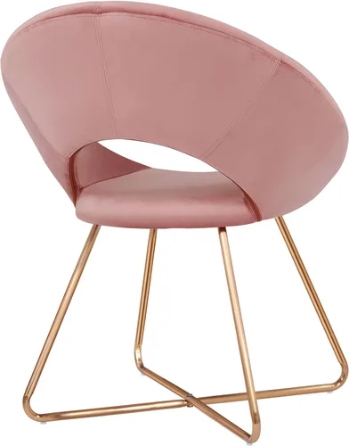 Miniatura 5 de DUHOME Sillas modernas de terciopelo con acento para sofá individual, cómodas sillas tapizadas, sillas de descanso de mediados de siglo con patas