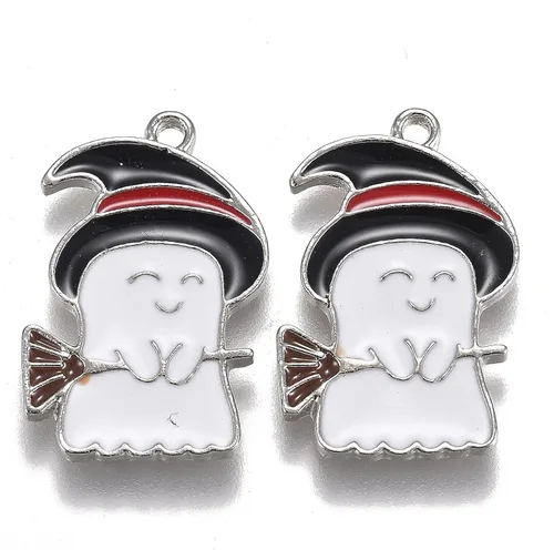 Miniatura 5 de Mega Pet Colgantes de Halloween Fantasma blanco con linterna de calabaza