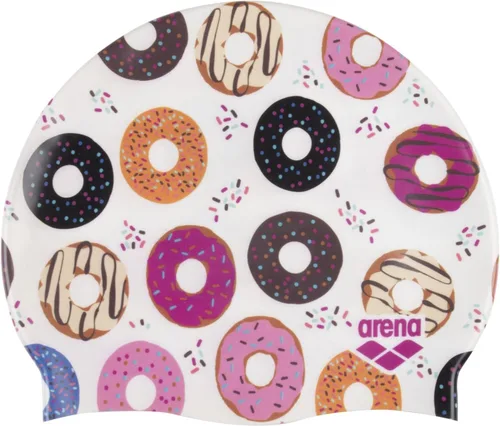 Miniatura 18 de Arena Gorra de natación de silicona elástica unisex HD para adultos, equipo de natación suave y elástico para piscina