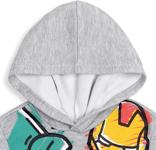 Miniatura 2 de Marvel Avengers Hulk Thor Spider-Man Basics - Sudadera con capucha para niños pequeños a grandes