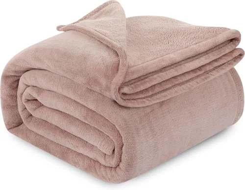 Miniatura 14 de Utopia Bedding Manta de forro polar negro, tamaño individual, ligera, mullida, suave, antiestática de microfibra (60 x 80 pulgadas)