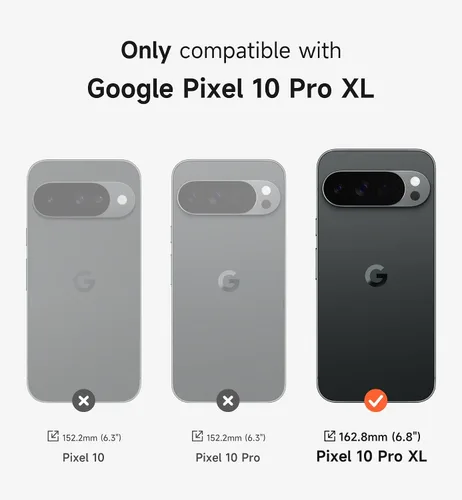 Miniatura 2 de SURITCH Funda para teléfono Google Pixel 9 Pro XL, compatible con MagSafe, funda protectora con cubierta de cámara y soporte de metal ajustable