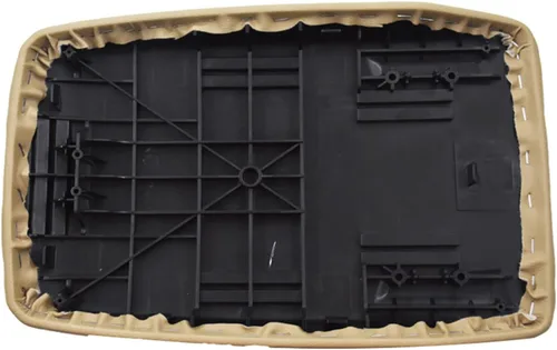 Miniatura 4 de Tapa de consola central, funda de reposabrazos beige de repuesto para Highlander 2008-2013