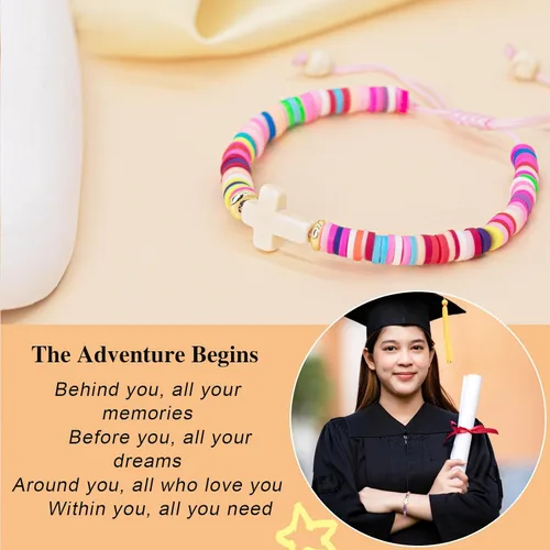 Miniatura 33 de Regalos navideños para niños, niñas adolescentes, mujeres, linda pulsera de cruz para niñas, regalos de Navidad cristianos para mujeres, ideas