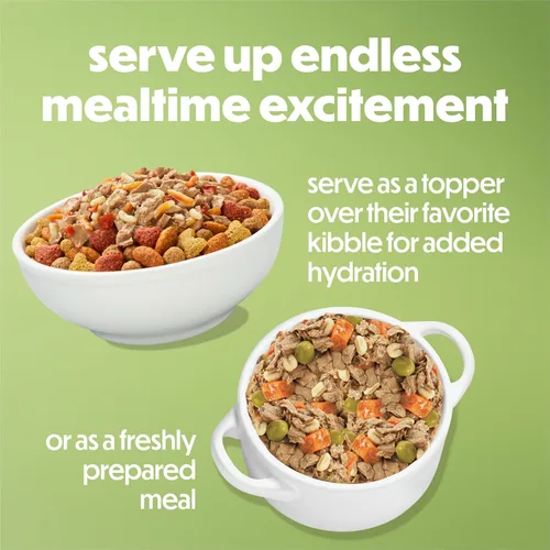 Miniatura 10 de Purina Beneful Freshly Prepared Blends - Paquete variado de alimentos húmedos para perros con carne de res, pollo o cordero, (paquete de 12) tubos