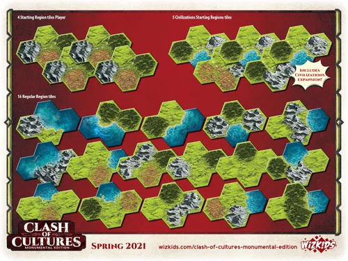 Miniatura 6 de Clash of Cultures: Monumental Edition Board Game WizKids - Nueva edición