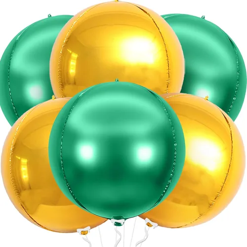 Miniatura 25 de KatchOn, Globos de papel aluminio de color rosa claro, 22 pulgadas, paquete de 6 unidades, globos de Mylar rosa claro para decoraciones de Navidad
