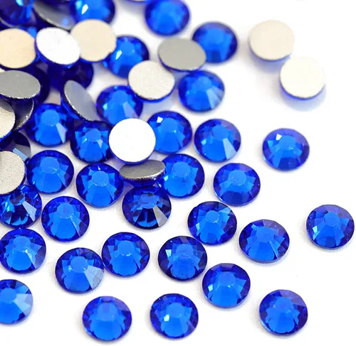 Towenm 2000 diamantes de imitación de cristal con parte trasera plana, SS10 de 0.110 in, cristales de parte trasera plana para ropa de manualidades,