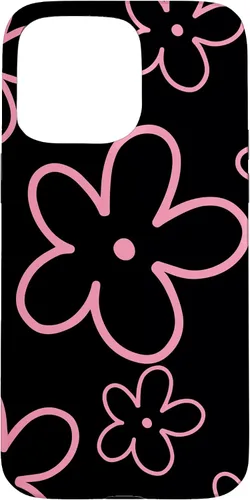 Miniatura 31 de Pink Black Flower Retro Modern Boho Floral Aesthetics Case for iPhone 17