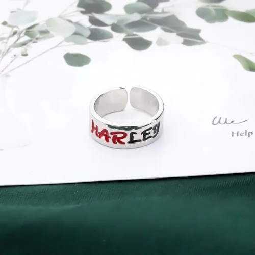 Miniatura 3 de FAADBUK Joker Harlery Quinn Anillo de amistad para pareja, novio, novia, regalo para mejor amiga, regalo de Harley Quinn y Joker Lover