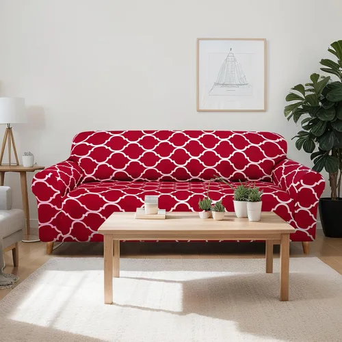 Miniatura 6 de Peryiter Juego de 3 Fundas para Sofá para Sala de Estar Fundas para Sofá y Sillones Funda para Sillón con Brazos, Protector de Muebles, Elástica
