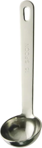 Miniatura 10 de Nagao Tsubamesanjo - Cuchara medidora extra gruesa, 0.7 fl oz (20 cc), tipo cucharón, acero inoxidable 18-8, fabricada en Japón
