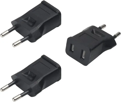 Miniatura 8 de Fielect C14 macho a hembra US NEMA 5-15R adaptador de enchufe convertidor C14 a NEMA 5-15R enchufe adaptador de corriente, 1 unids
