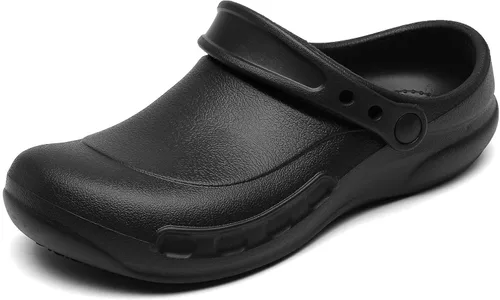 Miniatura 7 de Zapatos antideslizantes para hombres, resistentes al aceite, al agua, para chef, enfermería, médicos, adecuados para cocina, restaurante, jardín