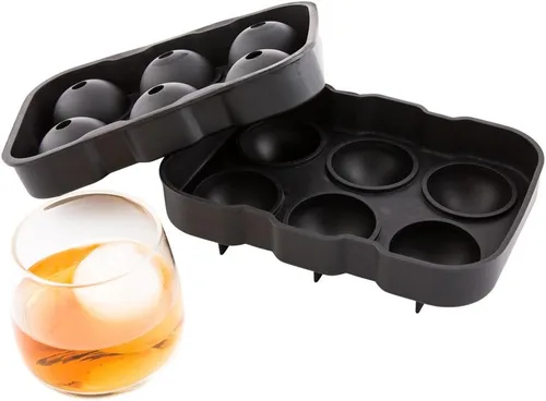 Miniatura 6 de Restaurantware Bandeja de vidrio para chupitos de hielo de 1.75 pulgadas - Hace 4 vasos de chupito: perfecto para barras comerciales o uso doméstico