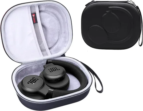 Miniatura 11 de XANAD Funda rígida para JBL Tune 720BT/770NC/710BT/760NC/700BT/750BT/510BT/660NC/520BT/500/E45BT y JBL Live Negro exterior+interior azul