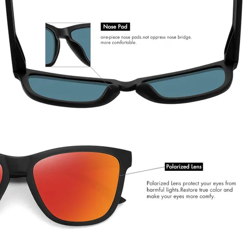 Miniatura 4 de MEETSUN Polarized Sunglasses for Women Men Classic Retro Designer
