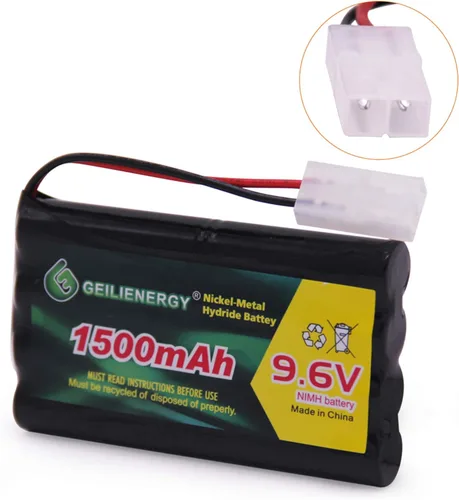 Miniatura 6 de 9.6V 1500mAh NI-MH Batería recargable Tamiya Plug para RC Coche Barcos Robots 1Pack