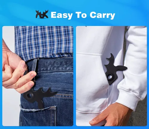 Miniatura 5 de GSE - Cabeza de puente portátil de plástico negro con cabeza de alce, cabeza de puente de taco de billar, accesorios para taco de billar para mesa
