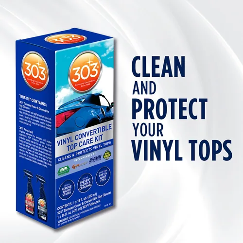 Miniatura 5 de 303 Products 30510 Kit de Limpieza y Cuidado para Capota de Vinilo Convertible - Limpia y Protege Capotas de Vinilo - Incluye Cubierta Tonneau